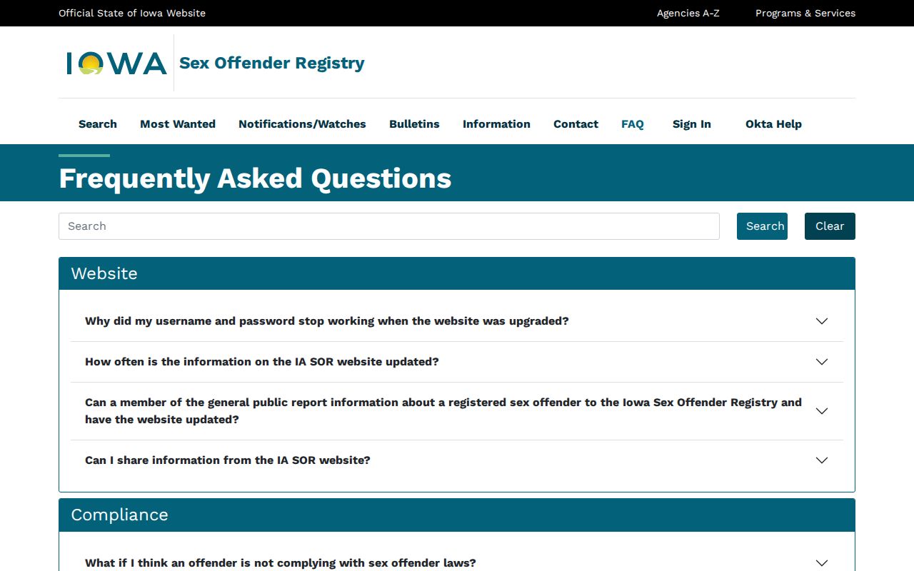 Cass County sex offender search registry FAQ and watch information